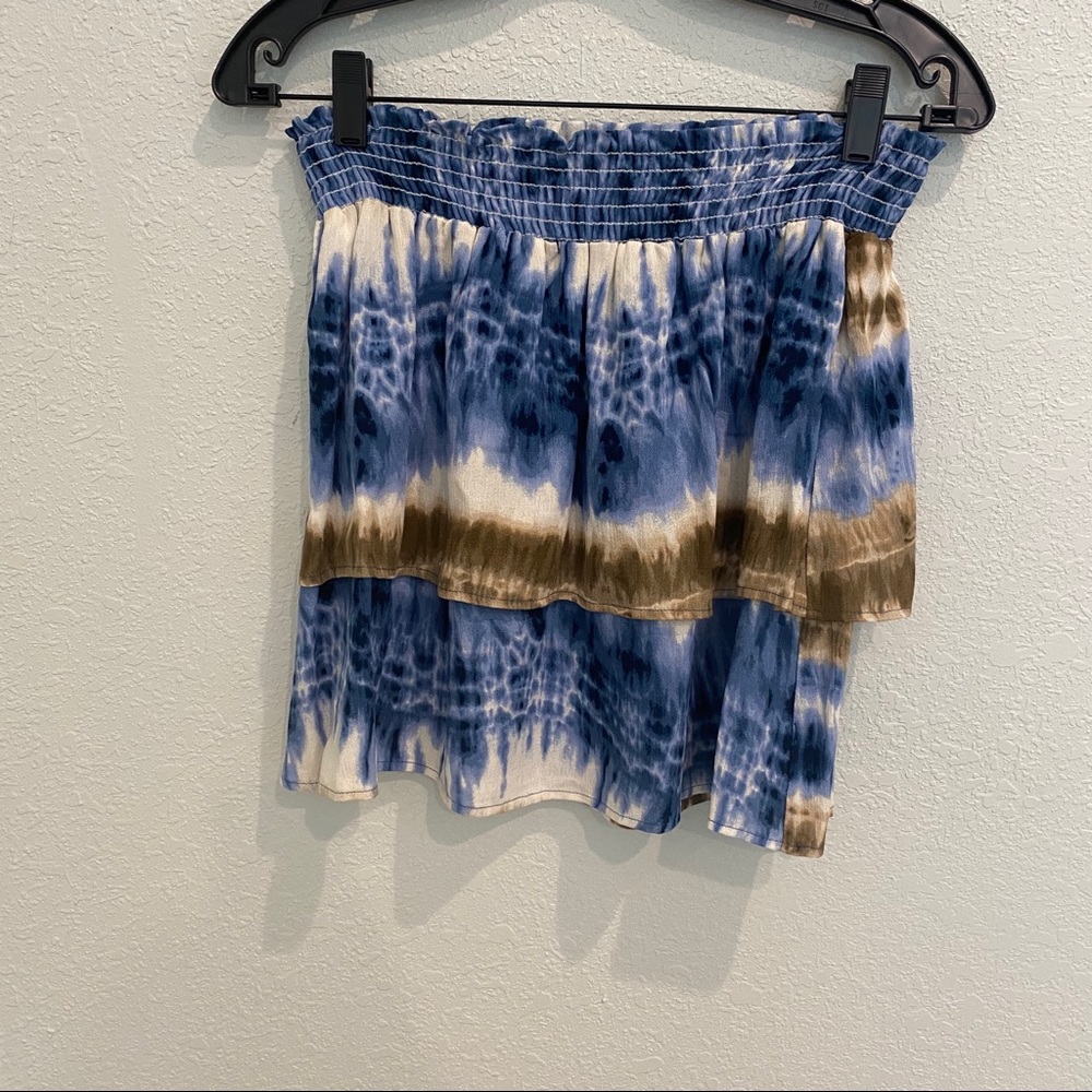 OLIVIA GRAYE NEW SAMPLE SZ SM TIE DYE MINI SKIRT
